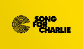 Song for Charlie logo, yellow background